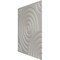 Ekena Millwork 19 5/8in. W x 19 5/8in. H Spiral EnduraWall Decorative 3D Wall Panel Covers 2.67 Sq. Ft. WP20X20SPCAC - alternate 3